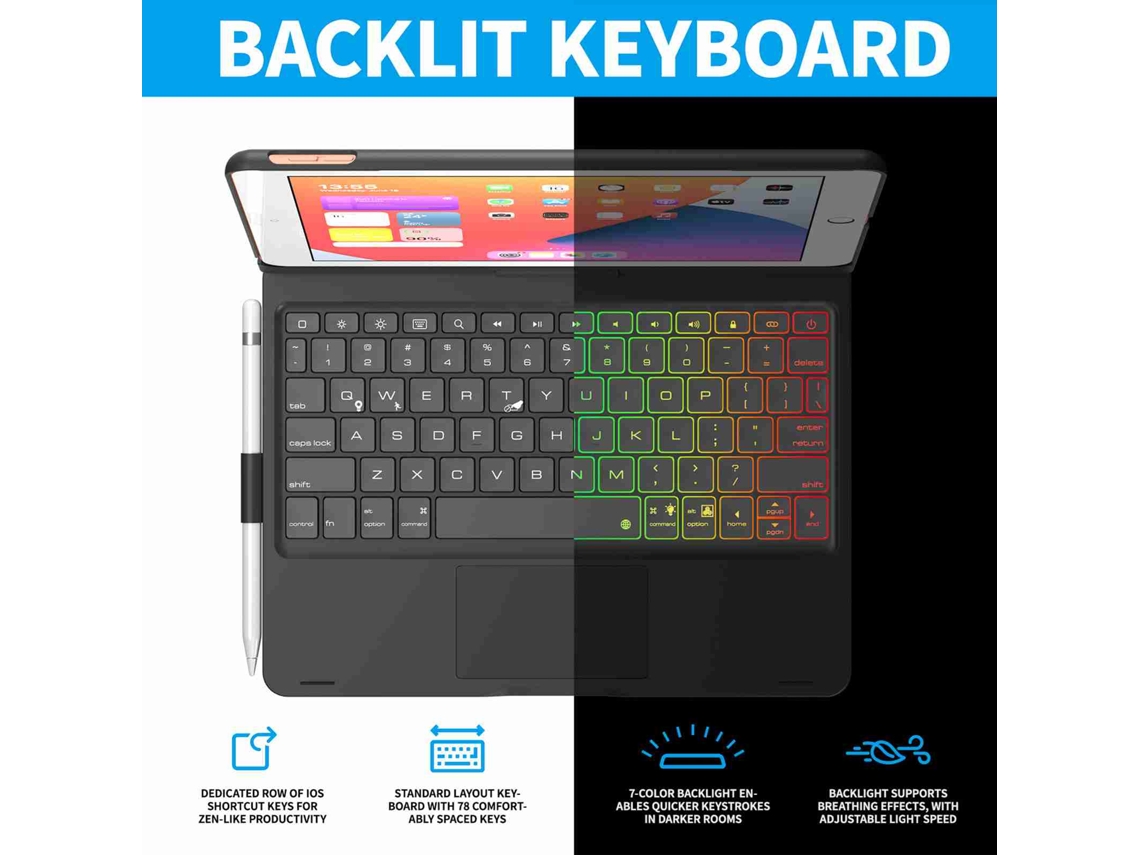 Teclado Bluetooth LAXISCREED para Ipad