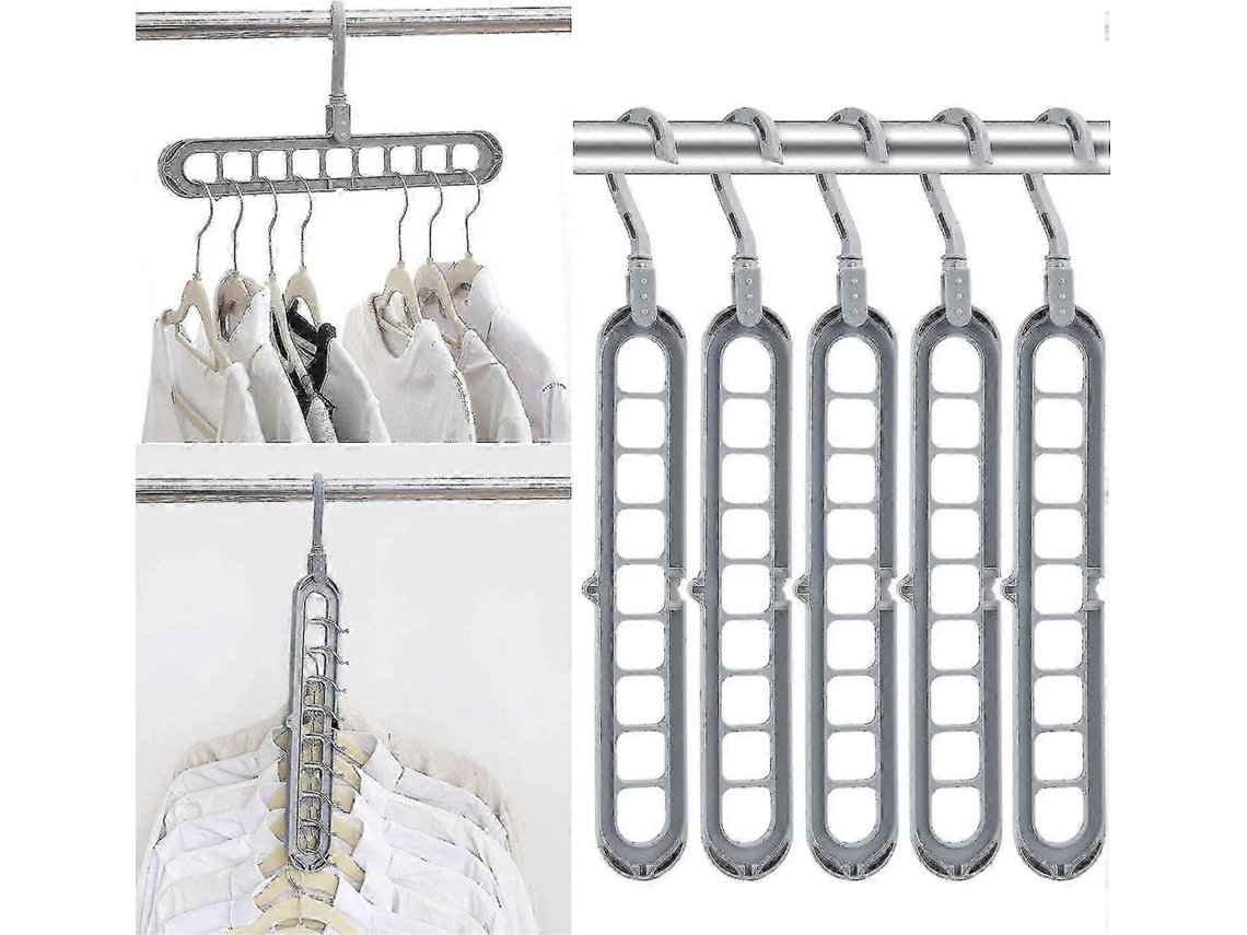 Ergonomic S-shape Hanger Set With Smooth Swivel Hook