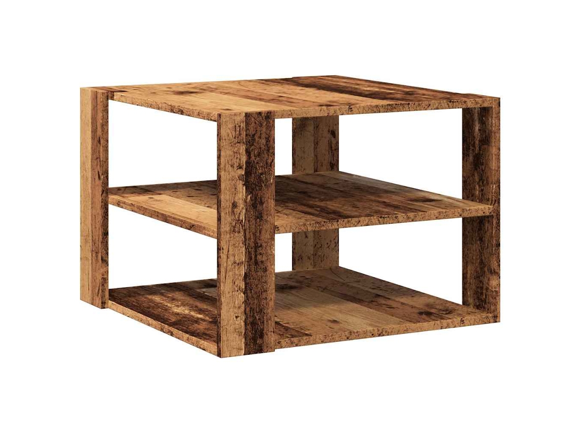Mesa de Centro Derivados de Madeira Madeira Velha MAISON EXCLUSIVE 58x58x40 cm