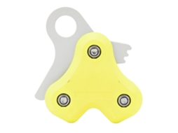 Rolo de Corda com Polia Business para Mergulho em Liga de Alumínio, 250kg, Amarelo Fluorescente | S/MARCA