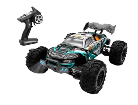 TECHKIDZ Carro de Controlo Remoto 70Km/H Modelo Thunder 150M Preto