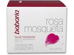 Kit BABARIA Creme Hidratante Rosa Mosqueta SPF15 + Hidratante Corporal (50 ml + 250 ml)