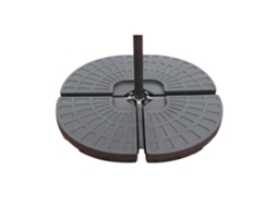 Chapéu de Sol CONCEPT U (Preto - Polietileno - 350x350x7 cm)