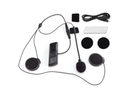 Aetheria fone de Ouvido Bluetooth para Capacete de Motocicleta M7 Impermeável com Microfone e Controle de Volume