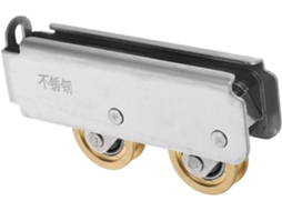 Polia De Aço Inoxidável Mipcase Para Porta Correr, Com Roletes Duplos