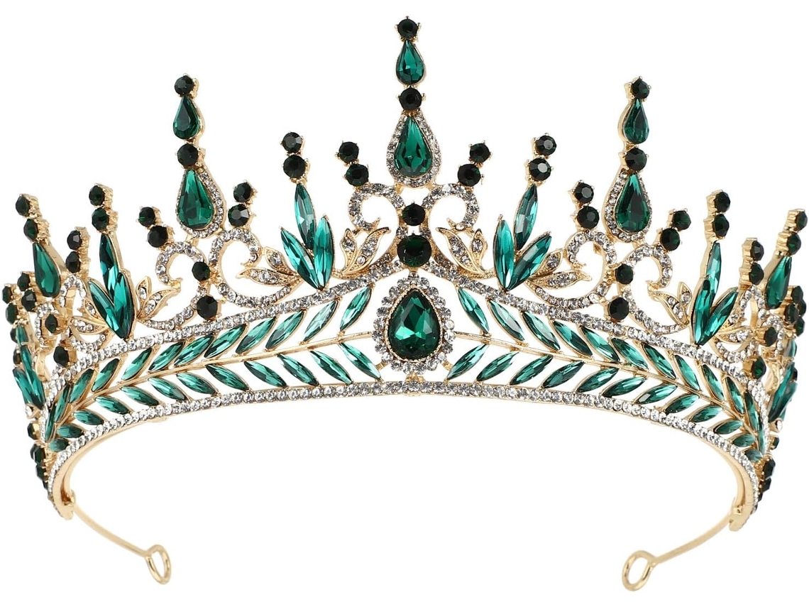 Tiara Barroca, Coroa De Casamento Elegante E Leve Em Liga Metálica, Acessório.