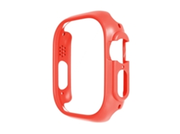 Capa Protetora Lurelia Para Apple Watch De 44 Mm Vermelho