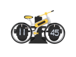 Relógio De Mesa Bicicleta Retro Operado Por Bateria