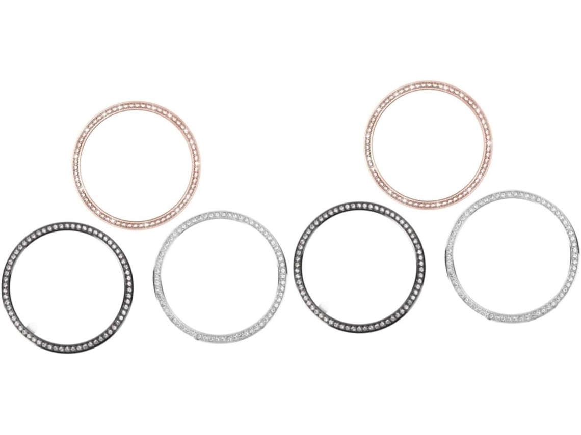 6 Peças De Anel Proteção Para Moldura Relógio, Capa Smartwatch,