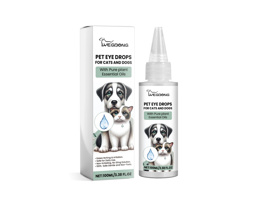 Gotas Oculares Yegbong para Cães e Gatos