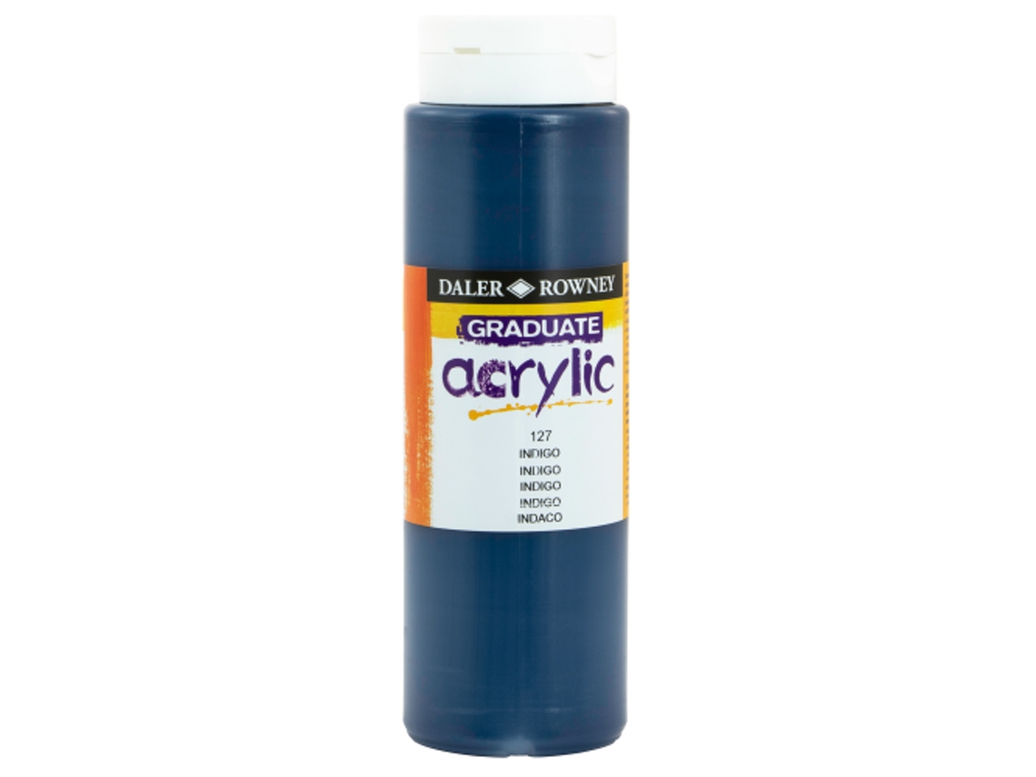 Pintura Acrílica Graduate Daler Rowny 500 Ml (127 Azul Indigo)