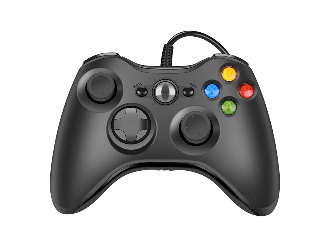(preto) Controlador De Jogos Usb Com Fio Para Console De Jogos