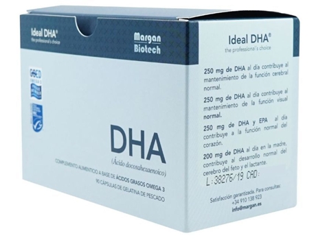 Ideal Omega Dha 90 Cápsulas MARGAN BIOTECH