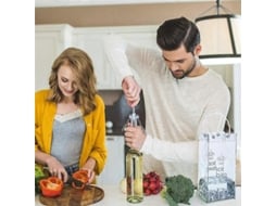 Bolsa De Gelo Para Vinho, Bolsa Portátil Transparente Para Vinho Com Alça Para Champanhe E Cerveja Gelada Ao Ar Livre, Pacote Com 2 Slowmoose