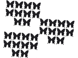 Conjunto De 30 Adesivos Decorativos De Parede Para Decoração De Casamentos E Vitrines.