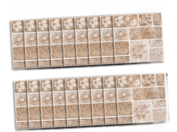 Conjunto De 18 Adesivos Imitando Azulejos, Resistentes A Óleo E Calor.