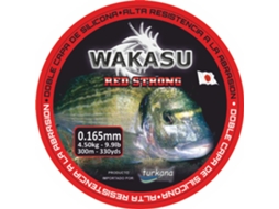 Monofilamento 300 M Vermelho 0.165 Mmwakasu