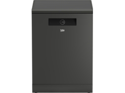 Máquina de Lavar Loiça BEKO AutoDose HygieneShield BDEN38441GA (14 Conjuntos - 59.8 cm - Cinzento Escuro)