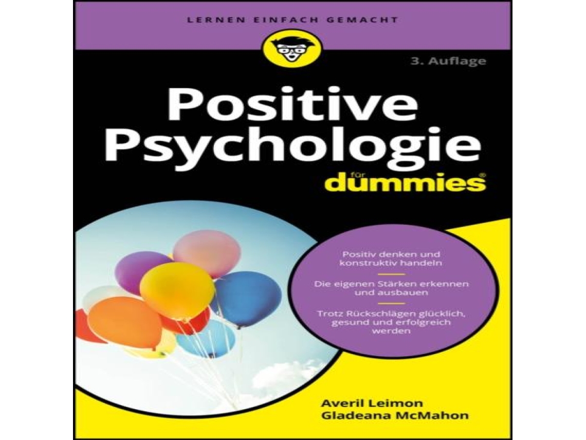 Livro Positive Psychologie für Dummies de Averil Leimon (Alemão)