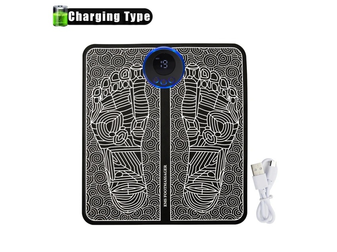 Massageador De Pés Ems Microcorrente De Pulso 8 Modos Cuich