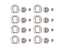 Conjunto De 10-conectores Excêntricos Para Móveis Em Liga Prata, Resistentes À Ferrugem E Com Conexão Estável Para