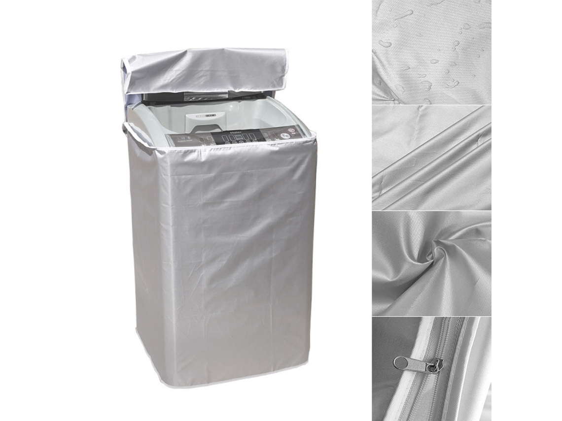 Capa Nova à Prova D'água para Máquina de Lavar Roupa Tamanho M 58x60x90cm BRILVIBERA