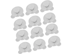 Conjunto de 12 prendedores antiderrapantes para colchas e sofás, mantendo seus lençóis firmes e organizados.