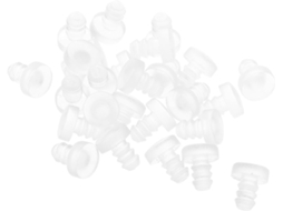 Conjunto De 50 Almofadas Borracha Antiderrapantes Para Móveis Com Furo 5mm, Resistentes Ao Desgaste, Para Mesas, Pisos E
