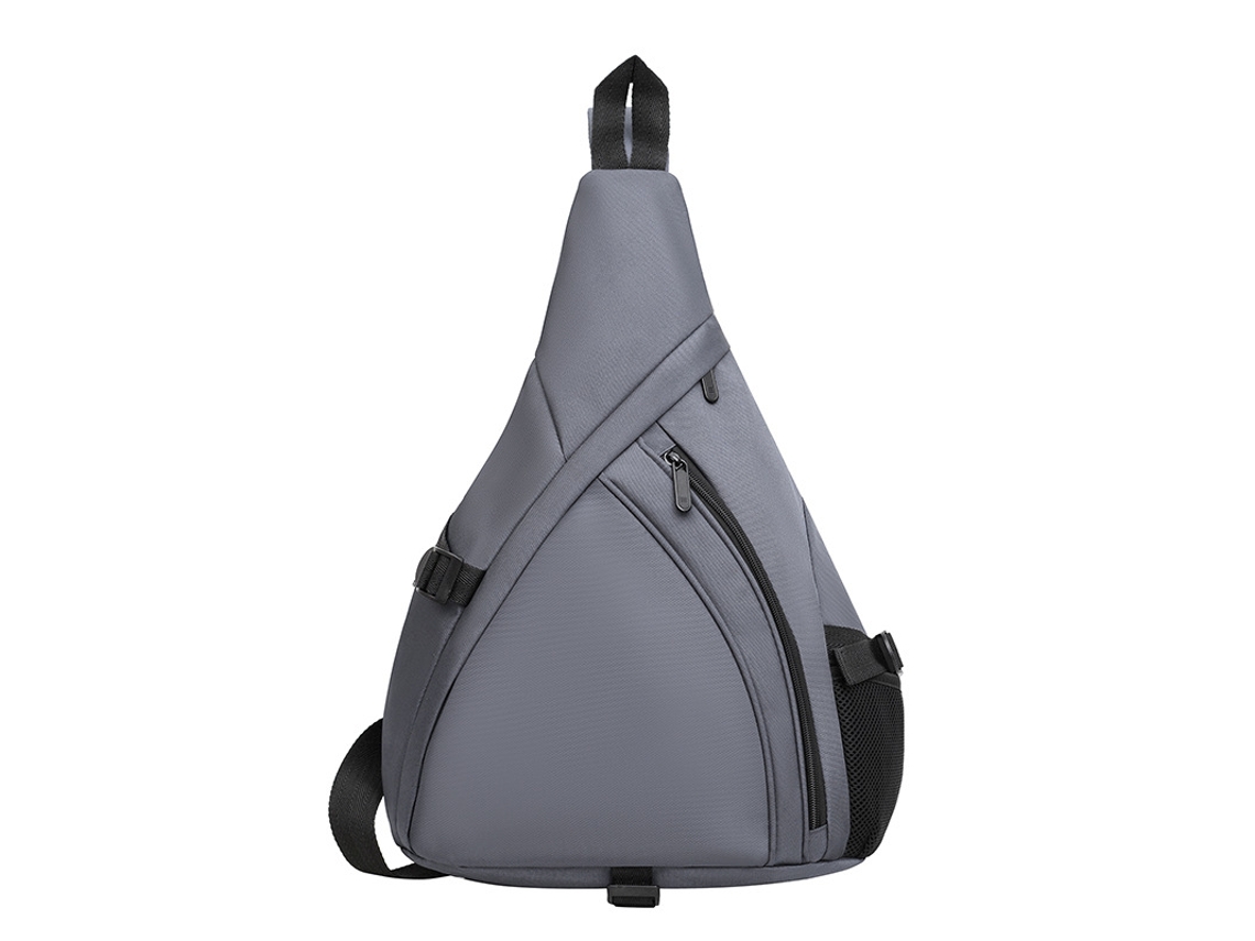Bolsa de Peito MDUG casual e elegante, simples, grande capacidade, para ciclismo (cinza)
