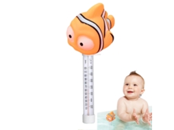 Termômetro Flutuante Para Piscina | De Em Formato Animal Fofo Acessório, Grande, Fácil De Ler Com Cordão