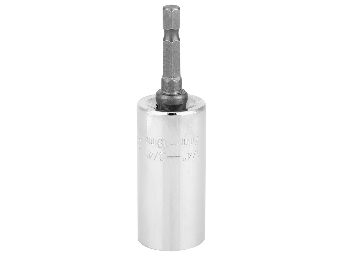 Conjunto de chaves de torque universais de 7 a 19 mm, com cabos universais e adaptador para furadeira elétrica.
