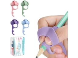 Conjunto de 4 porta-lápis Infantis com clipe