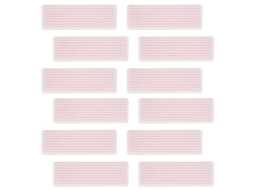 Dispensadores De Fita Adesiva Washi Em Formato Grade Para Uso Escolar, Rosa, 15x5x0,1cm, Praticados E Portáteis, Pacote Com 50 Unidades