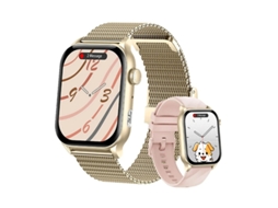 Smartwatch Bluetooth com notificação de mensagens Bluetooth, smartwatch com tecido sensível ao toque, mais de 100 modos esportivos, como o Bestvite