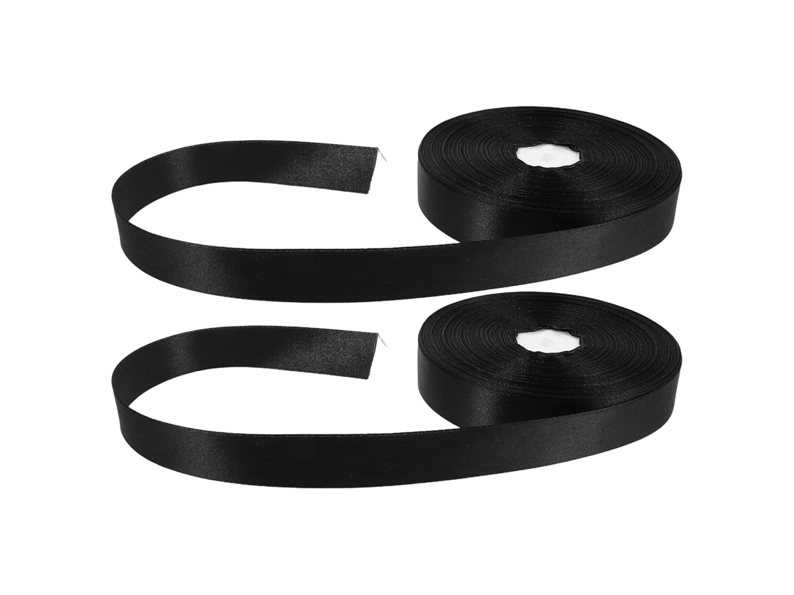 2 Rolos De Fita De Poliéster Para Embrulho De Presentes, Artesanato E Arranjos Florais.