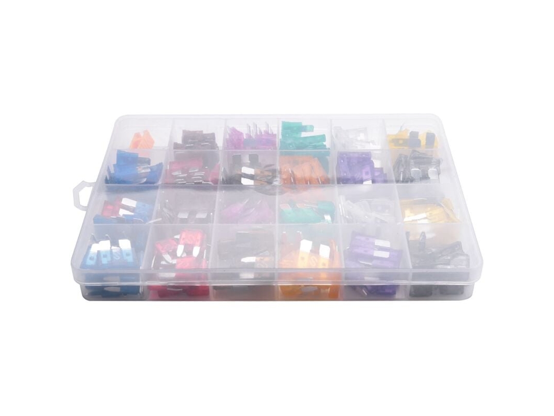 240 Mini Fusíveis Para Carro Com Porta Fusíveis E Extrator De Fusíveis Slowmoose (2a/3a/5a/7,5a/10a/15a/20a/25a/30a/35a/40a)