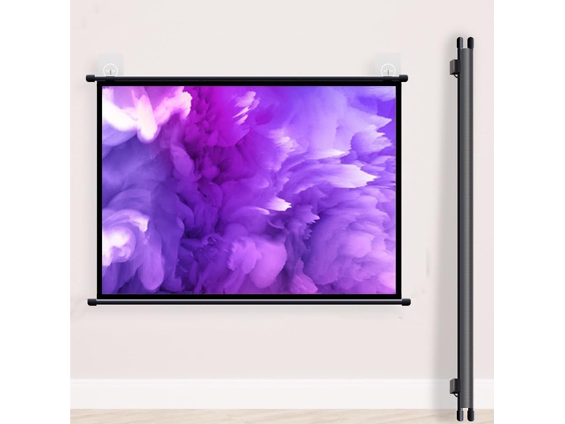 Tela de Projeção 40'' 4:3 Portátil, para Uso Doméstico e Externo