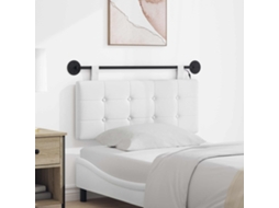 Vidaxl Cabeceira Suspensa Com Luz Led Branco Tecido