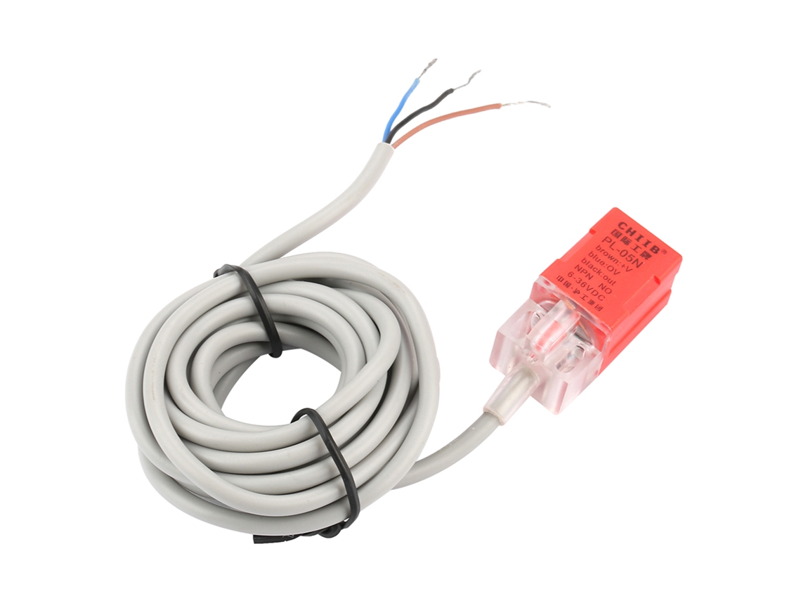 Sensor De Proximidade Pl-05n Npn Material Abs Distância De Detecção 5mm