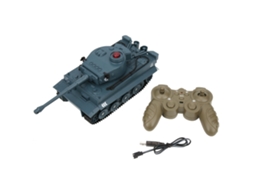 Tanque Controle Remoto 2.4g 1/30 Brinquedo Azul