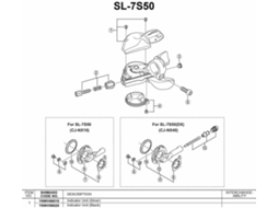 Alavanca de Travões SHIMANO Sl-7s50