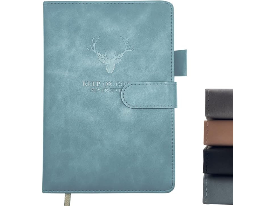 Caderno Pautado A5, Caderno De Couro Super Grosso, Caderno De Negócios, Capa Dura, Cadernos Executivos Com 360 Páginas Brilvibera