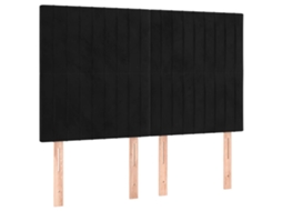 Headboard, Headboards Vidaxl Preto Veludo (144 Cm)