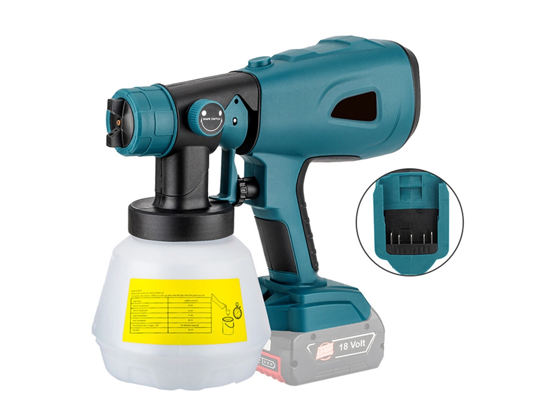 Pistola De Pintura Sem Fio Bosch 20v Max 1000ml Manual Elétrica