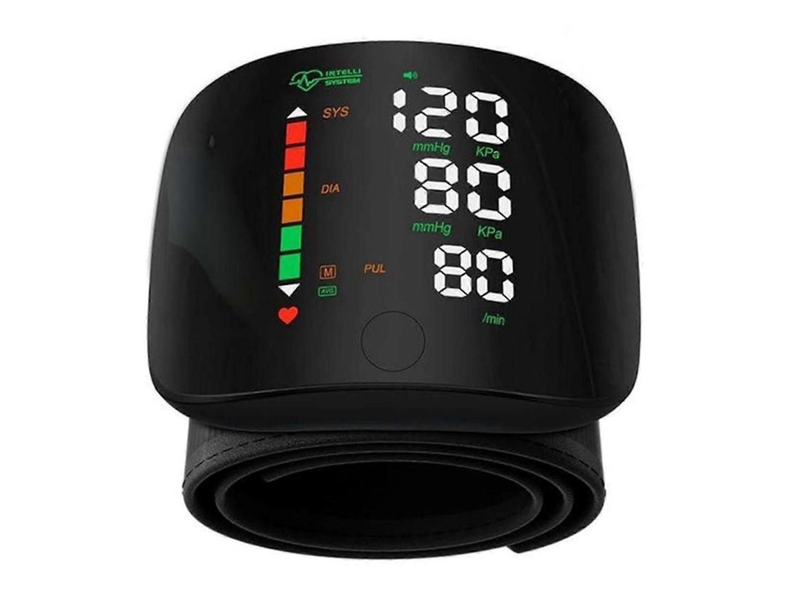 Monitores Digitais de Pressão Arterial Pulso com Máquina Bp Recarga Automática Tela Grande para Idosos Viagem em Casa GOKOCO