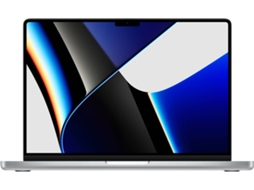 MacBook Pro APPLE Prateado (14'' - Apple M1 Pro 10-Core - RAM: 16 GB - 1 TB SSD - GPU 16 - Core)