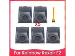 Kit Com 6 Filtros E Escovas De Limpeza Para Aspirador De Pó Rainbow Rexair E2 - Peças De Reposição