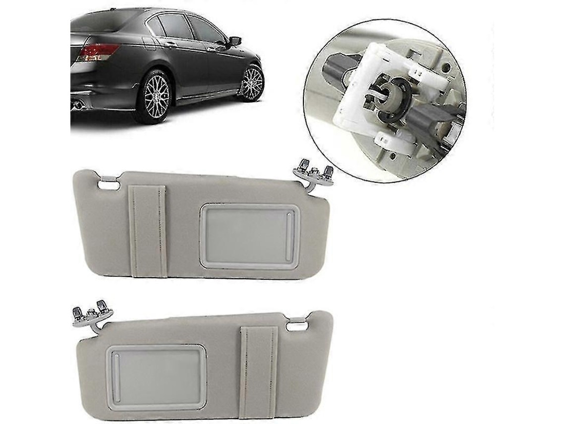 Cortinas de proteção solar integradas com espelhos para o interior, lados esquerdo e direito, adequadas para modelos de 2007 a 2011.