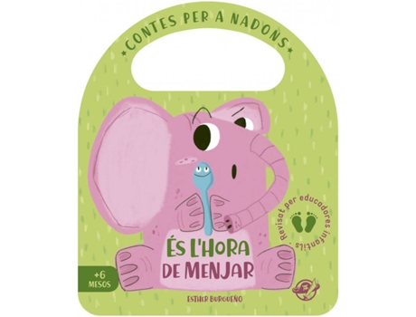 Livro Contes Per A Nadons - És Hora De Menjar de Esther Burgueño (Catalão)
