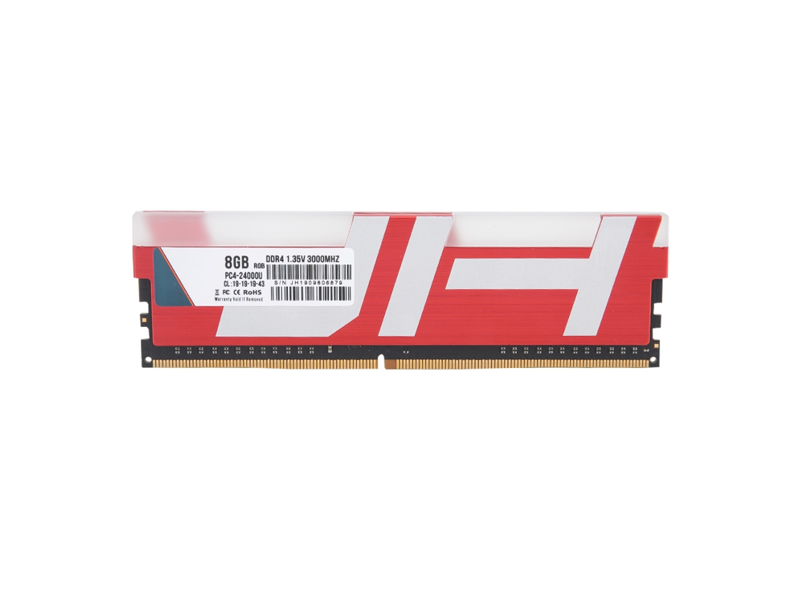 Memória Ram Para Desktop Ddr4 3000mhz 8g Com Barra De Luz Pc4-24000u